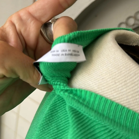 Zara 2 piece green knit cardigan sweater set size medium - Picture 5 of 16